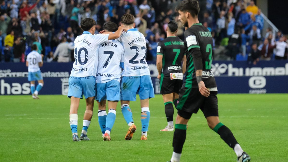 El Málaga CF empató 1-1 con el Córdoba CF.