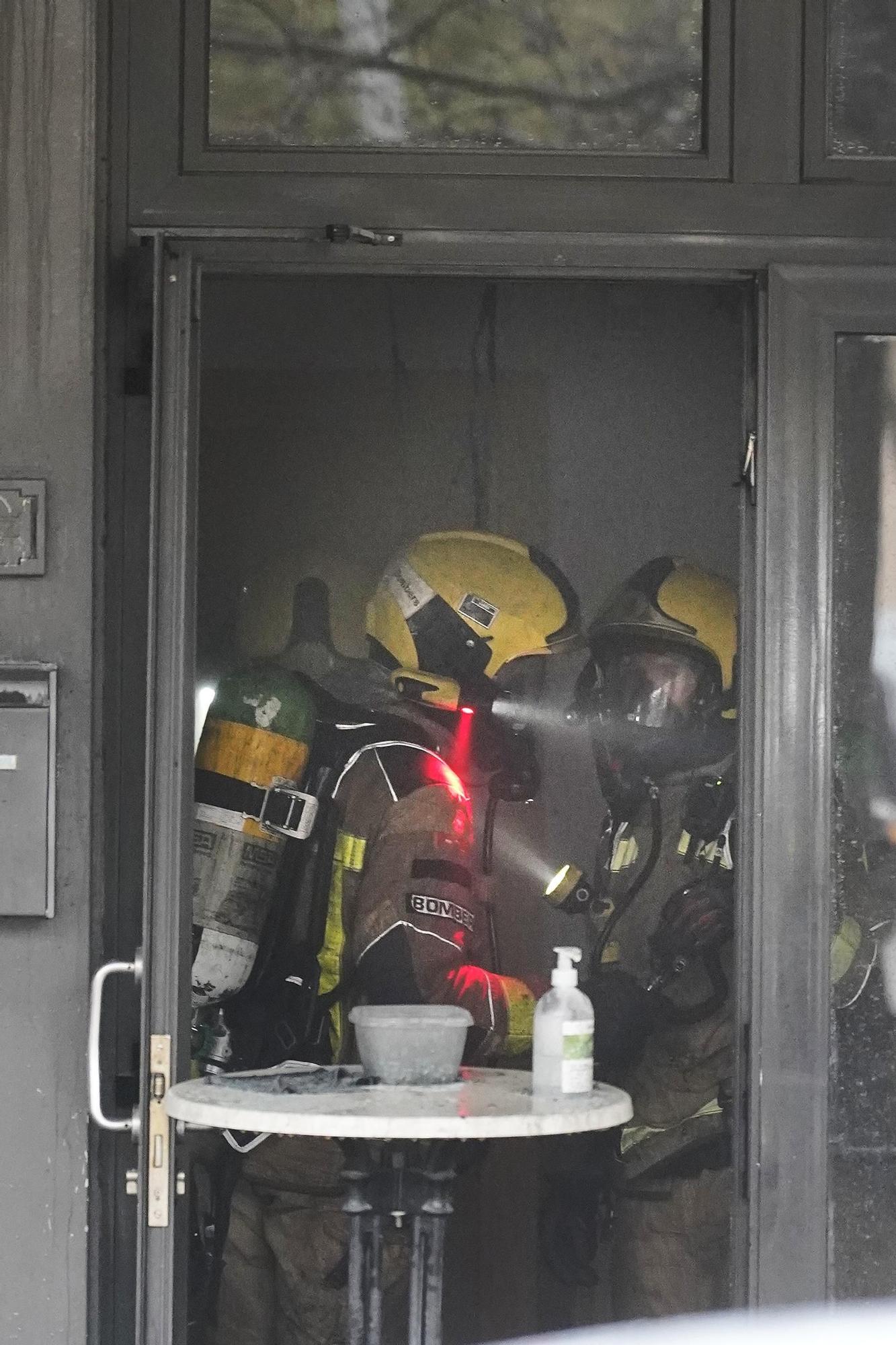 Incendi en un restaurant de Girona