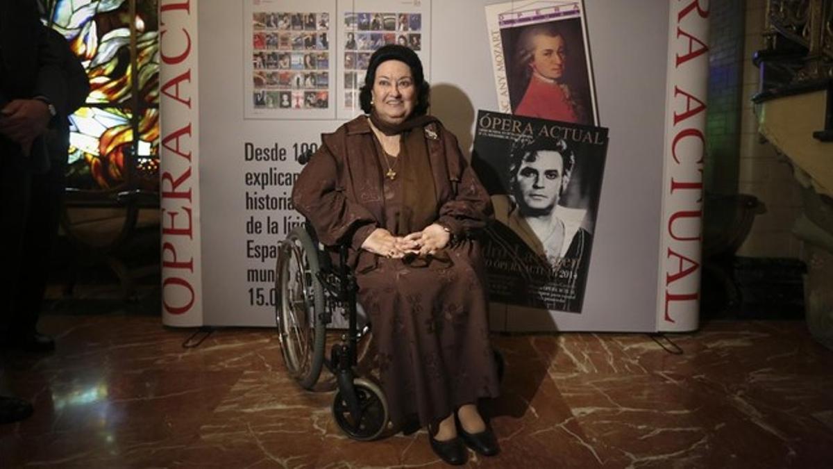 Montserrat Caballé, en el Liceu