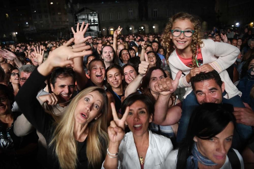 El artista repasa 40 años de carrera musical en su regreso a los escenarios en A Coruña después de 10 años-