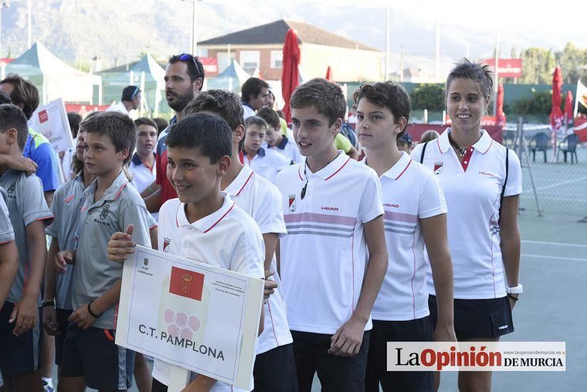 Inauguración del Campeonato Nacional de Tenis Alevín en el Club Cordillera