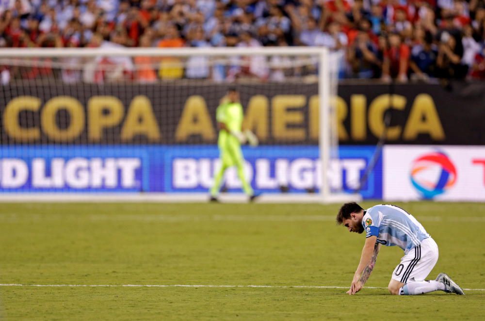 La decepción de Messi en la Copa América