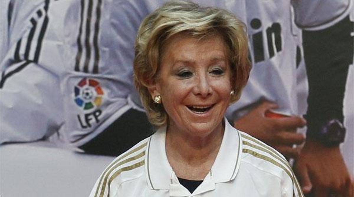 Esperanza Aguirre declara que la Copa del Rei s’hauria de suspendre.