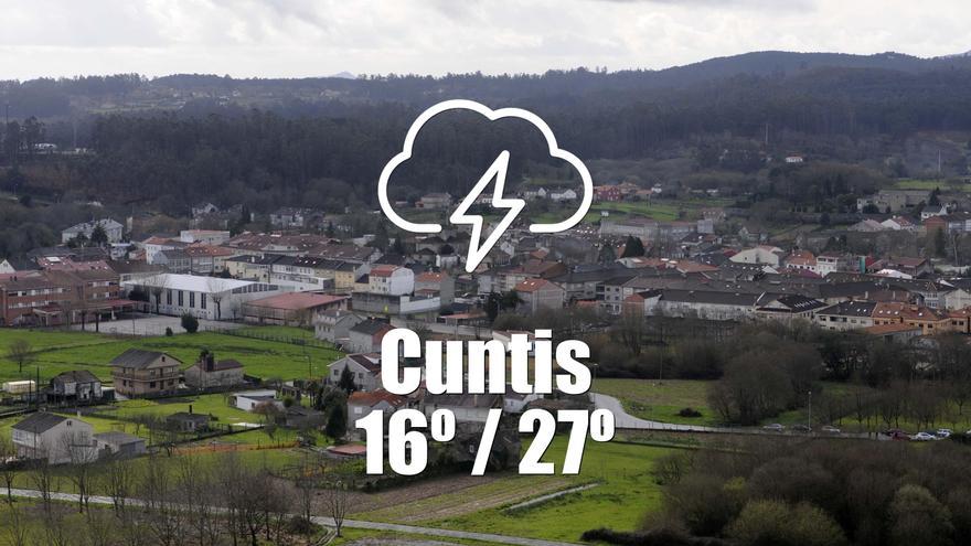 El tiempo en Cuntis: previsión meteorológica para hoy, jueves 27 de junio