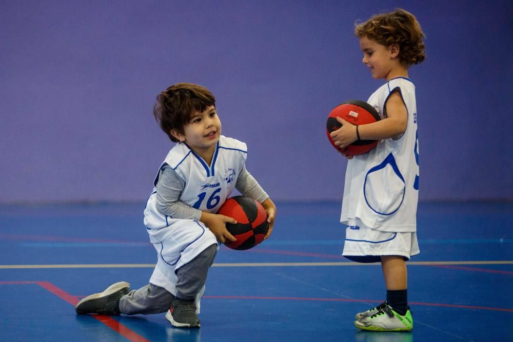 El objetivo de estas diadas es captar a niños para que jueguen al baloncesto