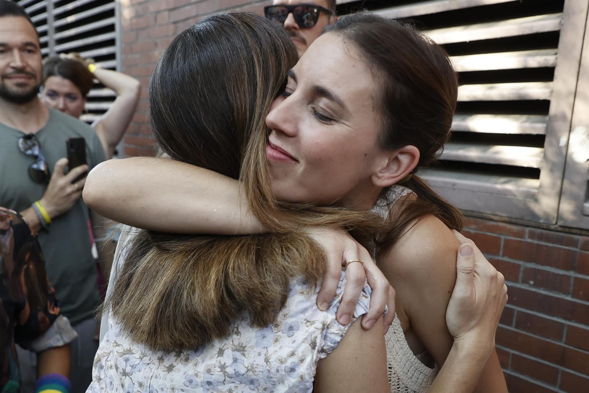 La ministra de Igualad, Irene Montero, durante la manifestación del Orgullo 2022.