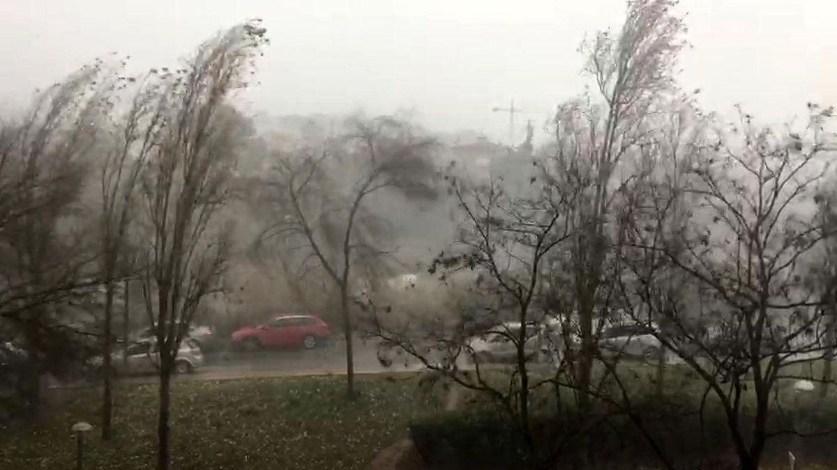 Las rachas de viento alcanzarán los 70 kilómetros a la hora en gran parte de Extremadura.