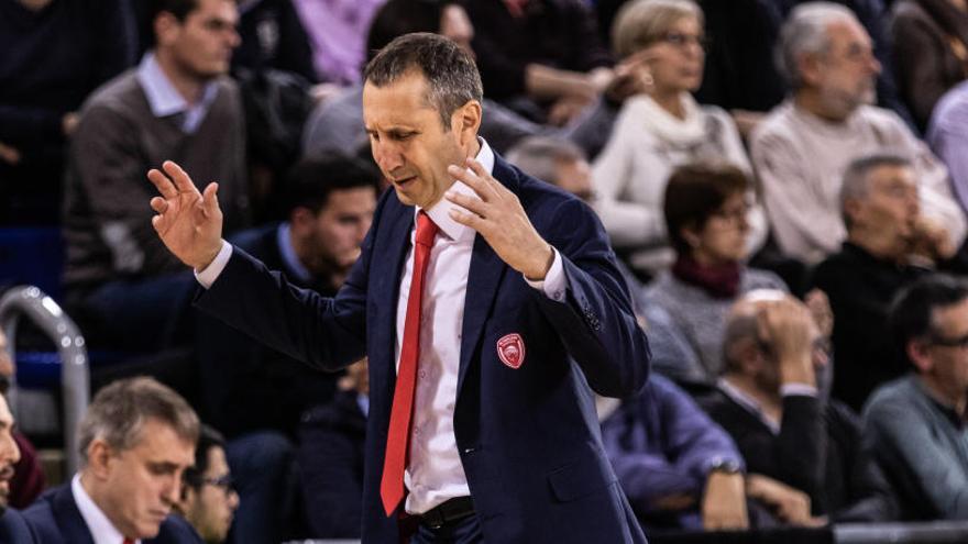 El entrenador del Olympiacos David Blatt.