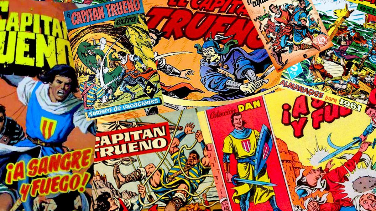 El Capitán Trueno, serie de historietas de aventuras muy popular en la década de los sesenta.