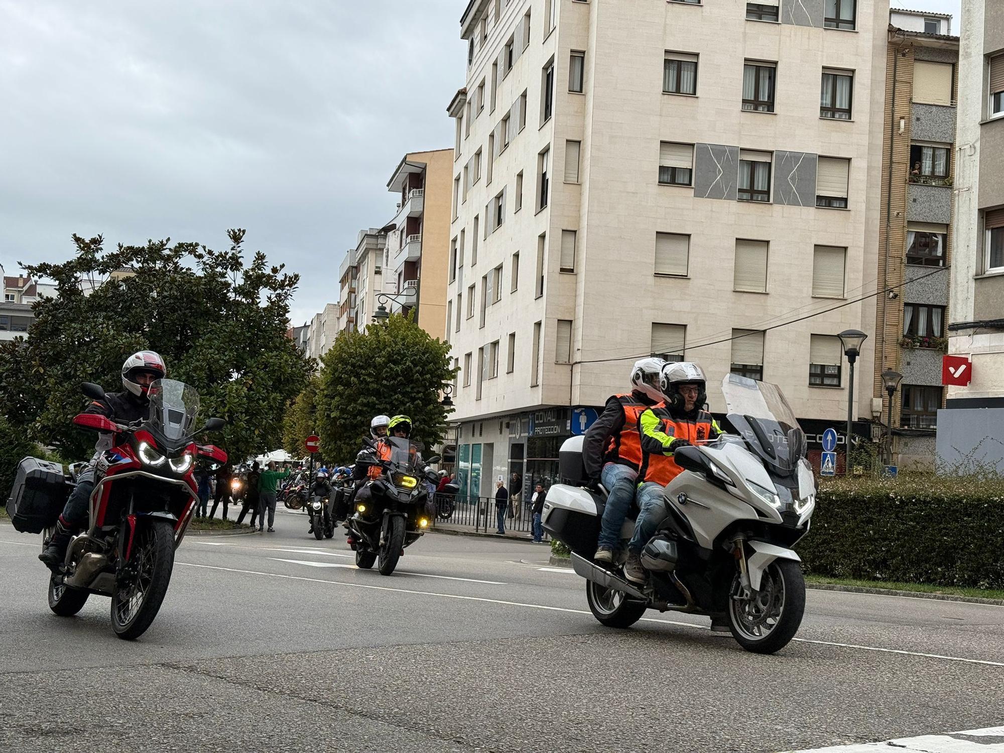 Así fue la primera salida del Motoencuentro Solidario en Siero