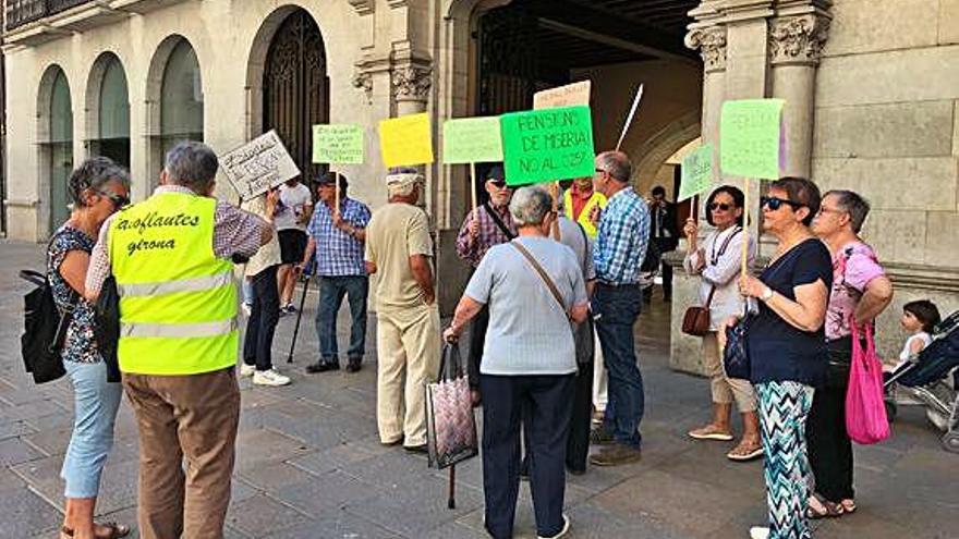 Girona Dos anys reivindicant millors pensions