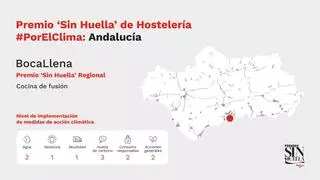 El restaurante malagueño Boca Llena, reconocido por su acción climática en los Premios Sin Huella