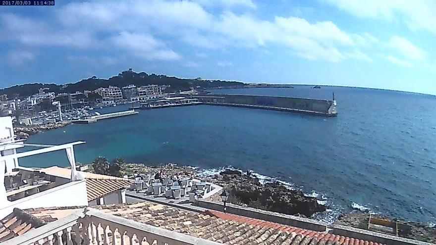 Schönes Wetter am Freitagvormittag (3.3.) in Cala Ratjada.