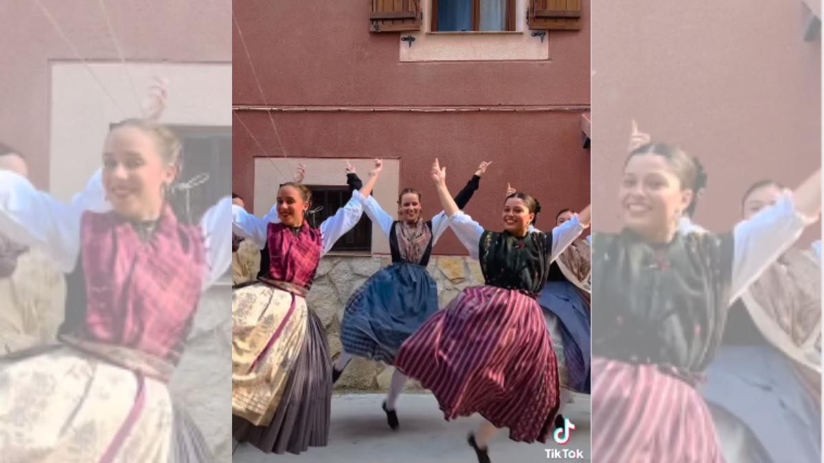 El grupo de joteras 'El Pilar' celebra el día de del folklore con un vídeo que arrasa en TikTok