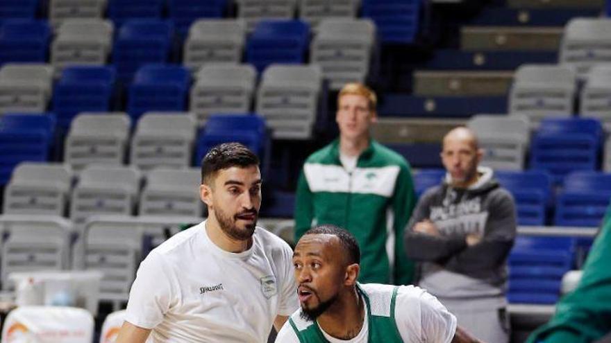 Boatright, entrenándose.