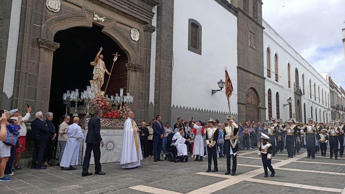Procesión del Cristo de la Resurrección en Vegueta.