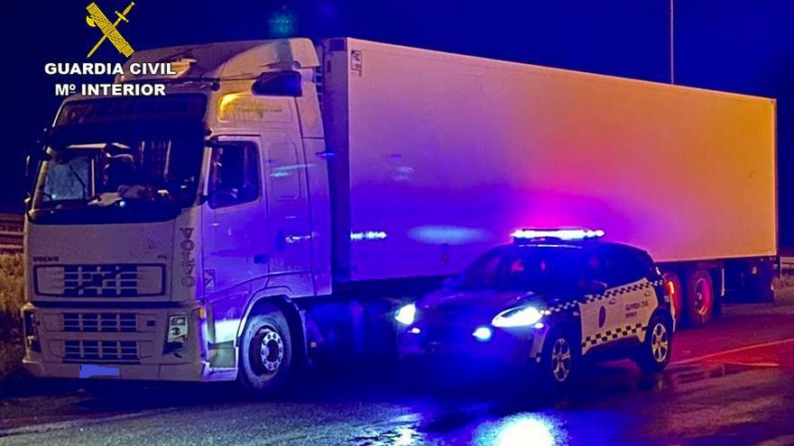 Interceptado un camionero en San Javier que cuadruplicaba la tasa de alcoholemia