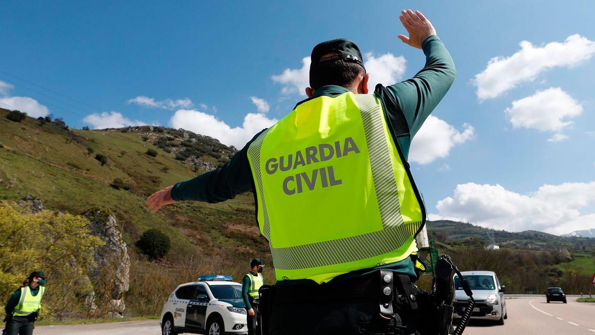 La Guardia Civil, en un control