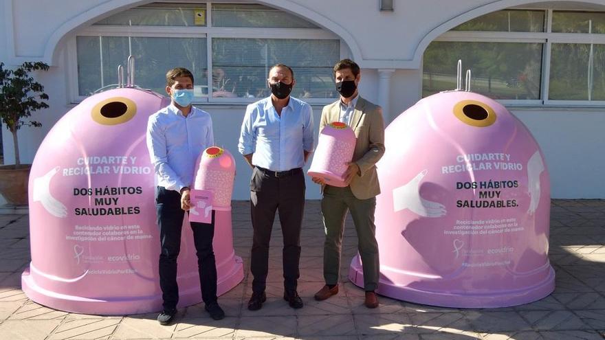 La Costa del sol inicia una campaña de reciclaje de vidrio contra el cáncer de mama
