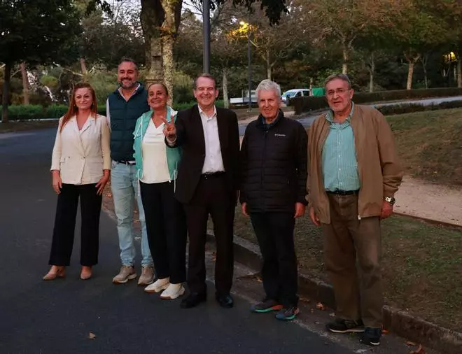 El Monte de A Guía brilla con nueva iluminación