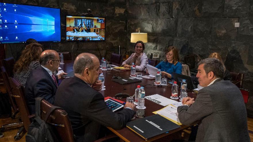 Reunión del Consejo de Gobierno de Canarias.