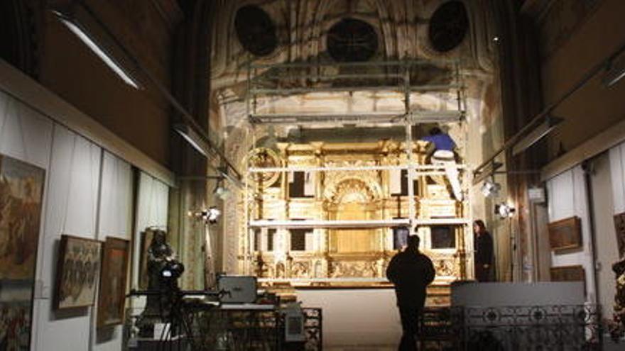 Remunten el Retaule de la Pietat al Museu Diocesà d&#039;Urgell