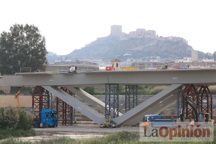 El nuevo puente en Lorca, a punto de terminar