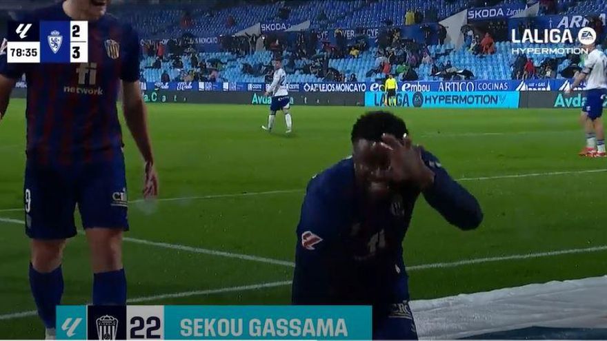 El 2-4 del Eldense en el Zaragoza 2-4 Eldense de la jornada 30 de LaLiga Hypermotion