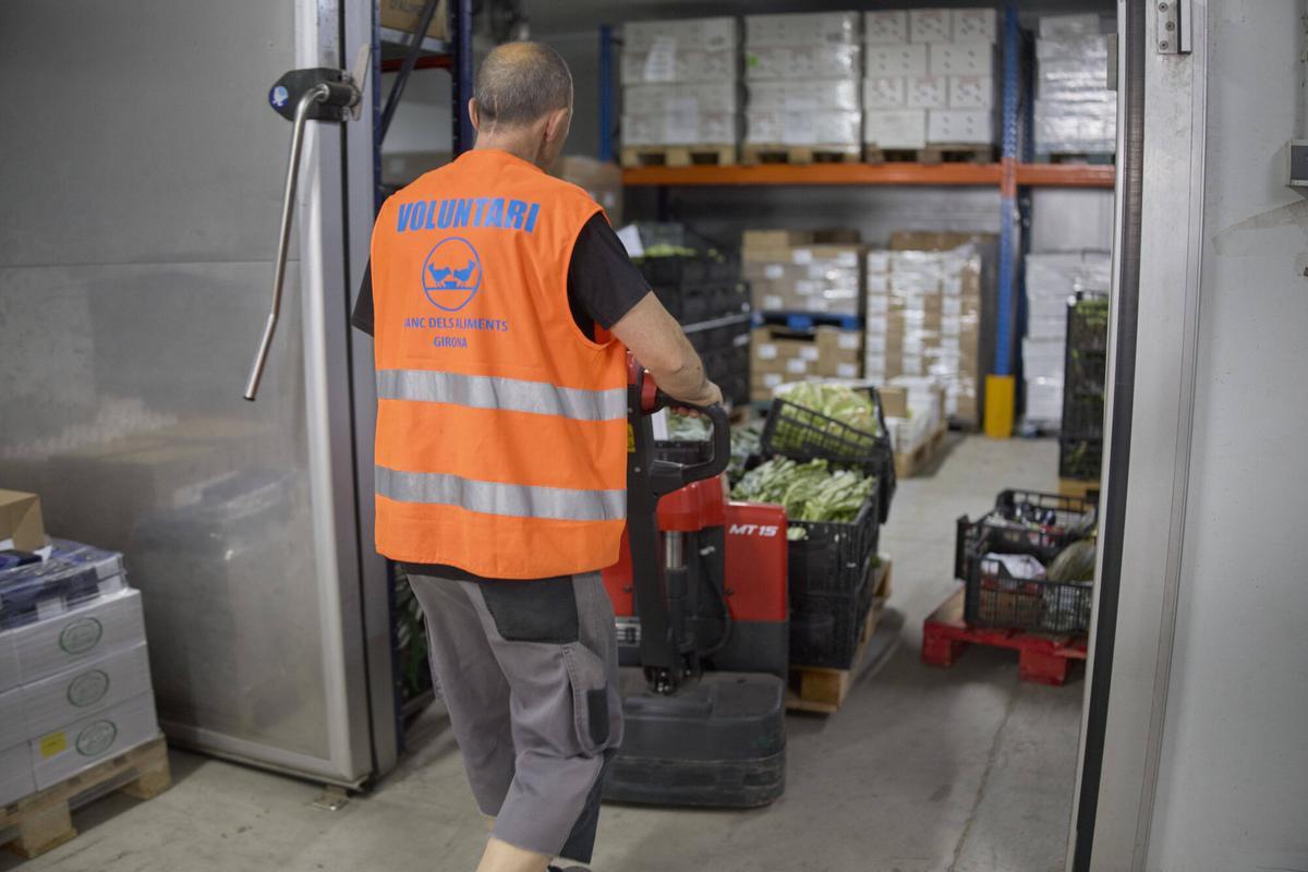 Les imatges del Banc d'Aliments de Girona