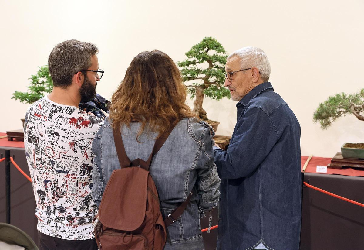 Joan Cuervas, de Bonsai Natura, a l'exposició