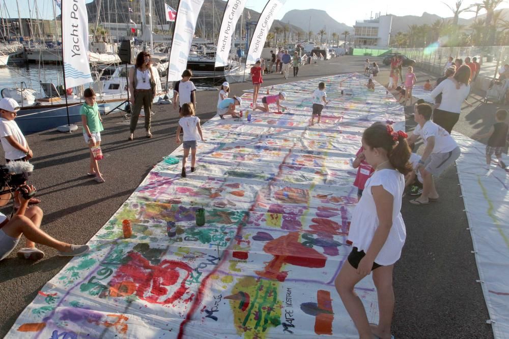 Velas hechas de sueños infantiles solidarios