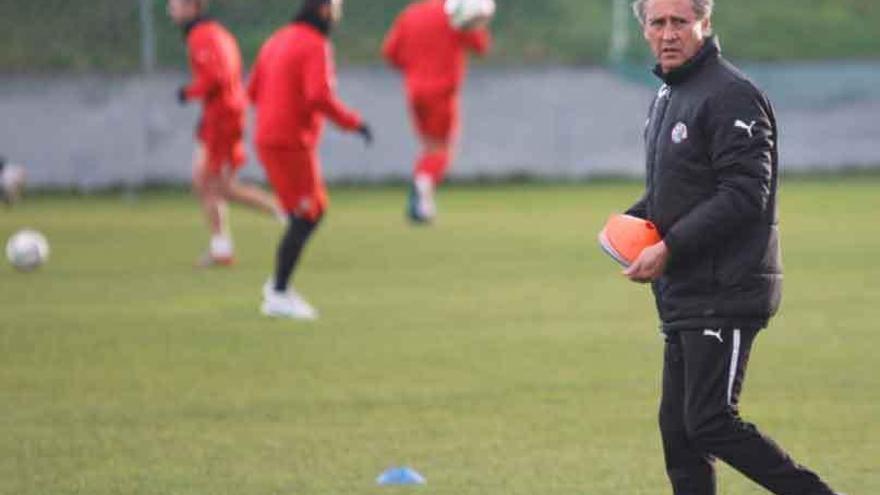 Balta, en el entrenamiento de ayer.