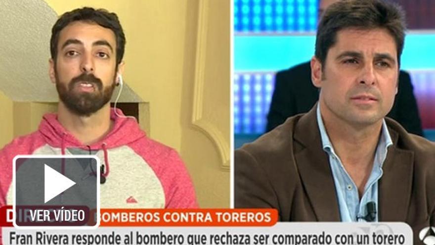 El bombreo &#039;Charcu&#039; frente a Fran Rivera.