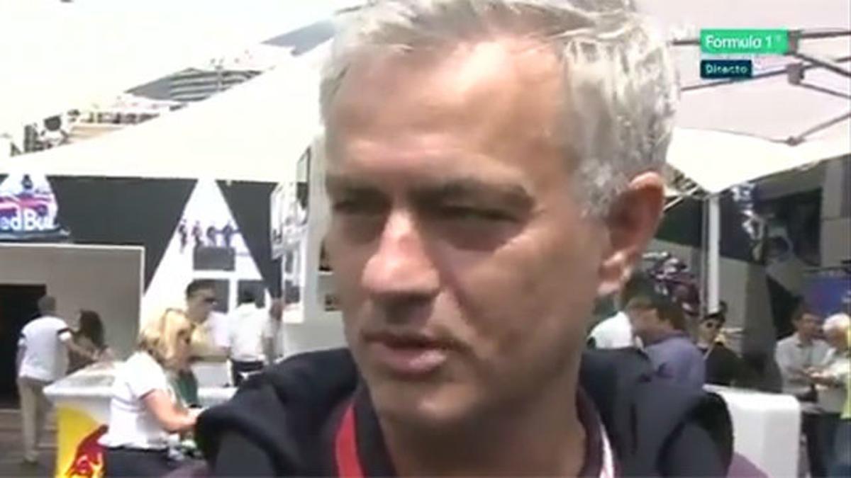 Mourinho, estrella en la previa del GP de Mónaco
