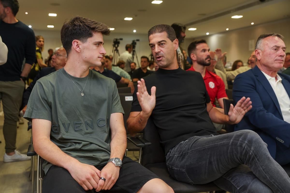 Pau Víctor y Gerard López en la presentación de la FCF