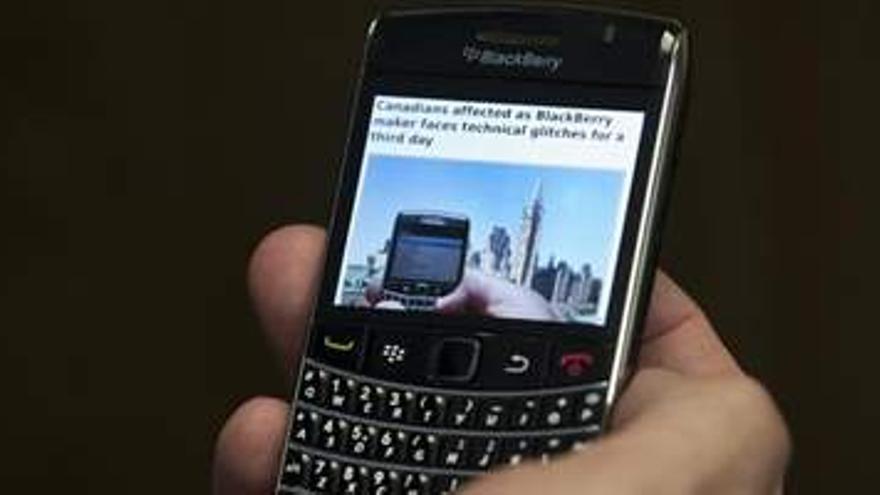 Blackberry compensa a sus usuarios con 72 euros en aplicaciones