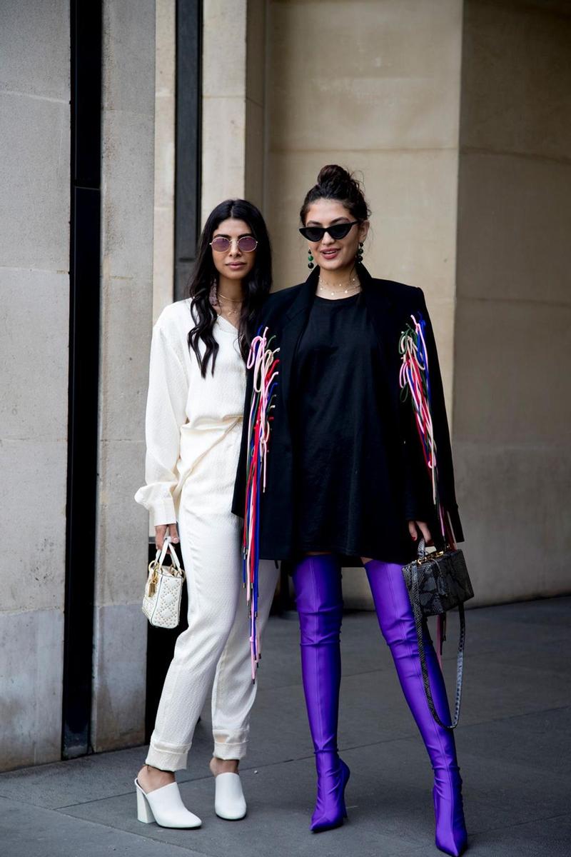 Street Style Alta Costura: botas 'over the knee'