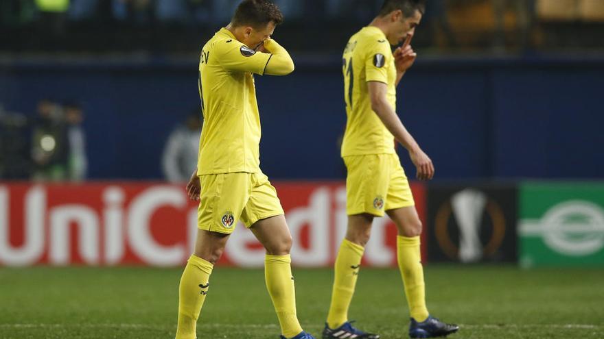 Cheryshev, en primer término, tras un partido con el Villarreal. // Albert Gea