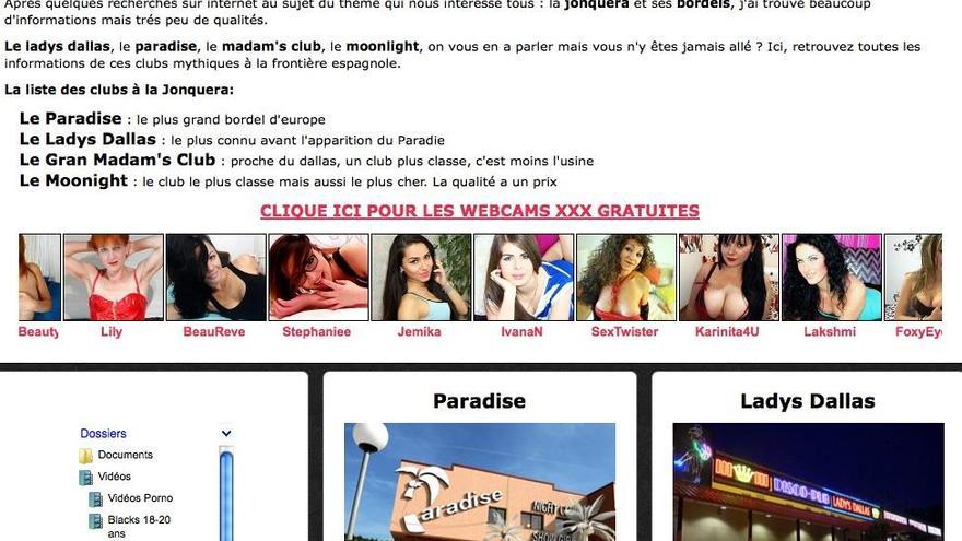 La imatge principal que apareix quan accedeixes a la web · www.jonquera.fr