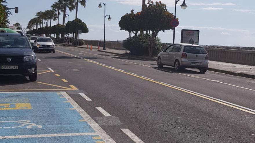 Avenida marítima en San Sebastián de La Gomera.