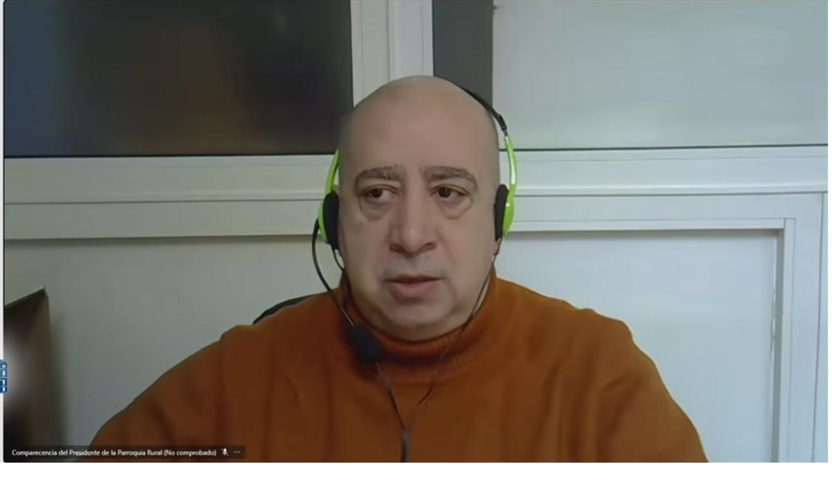 José Luis Fernández, presidente de la parroquia rural de Cerredo