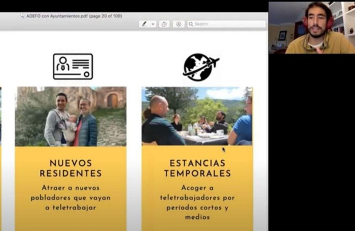 Juan Barbed, fundador de Rooral, habló sobre el teletrabajo. |