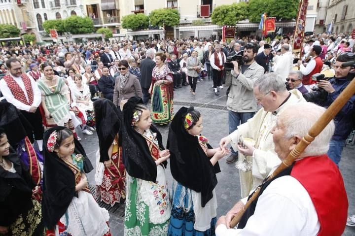 Misa Huertana y procesion de la Virgen de la Fuensanta en el Bando 2015