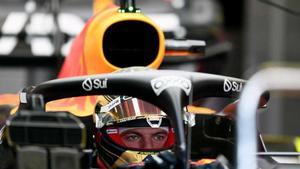 Max Verstappen, concentrado antes de la segunda sesión libre en el GP de México