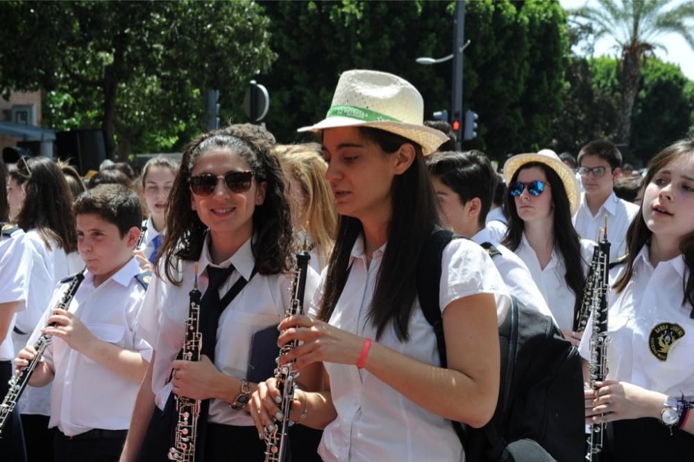 Encuentro de bandas de música en Martínez Tornel