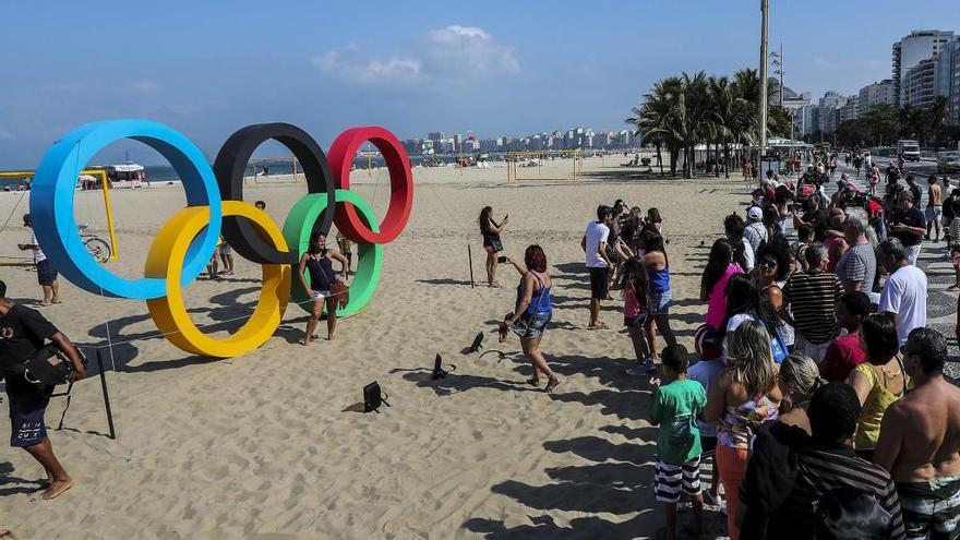 Playa de Copacabana, en Río de Janeiro.