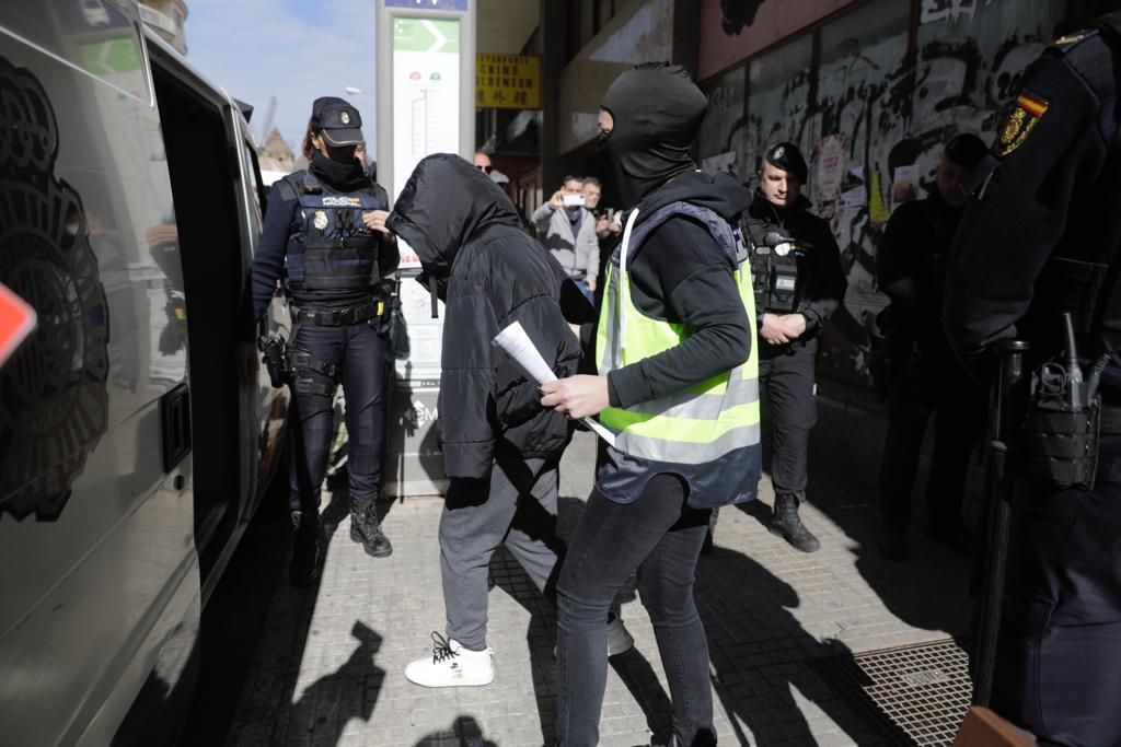 Gran operación policial contra un grupo juvenil violento  en Palma