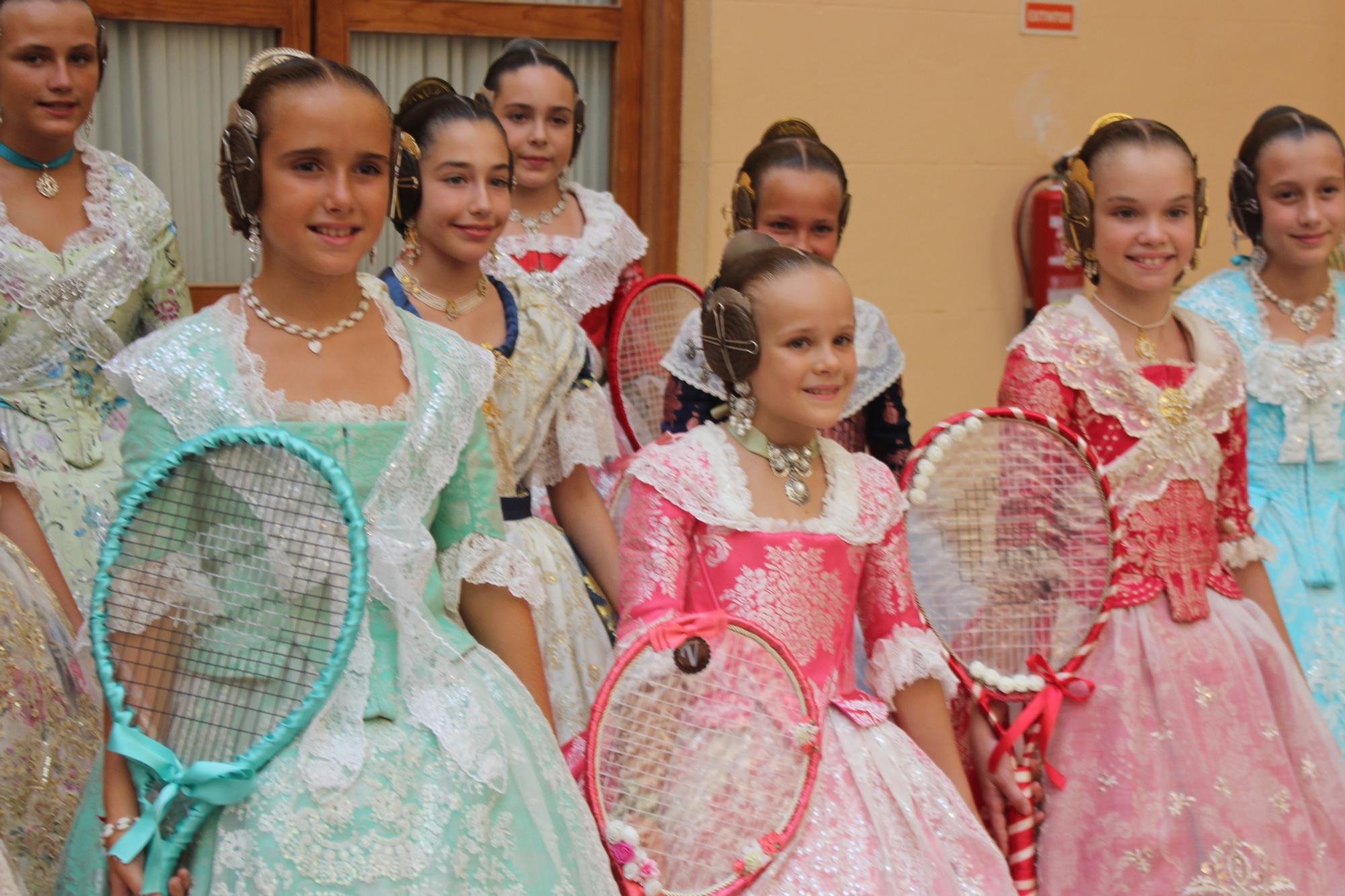 Las candidatas a falleras mayores de València, en la Batalla de Flores