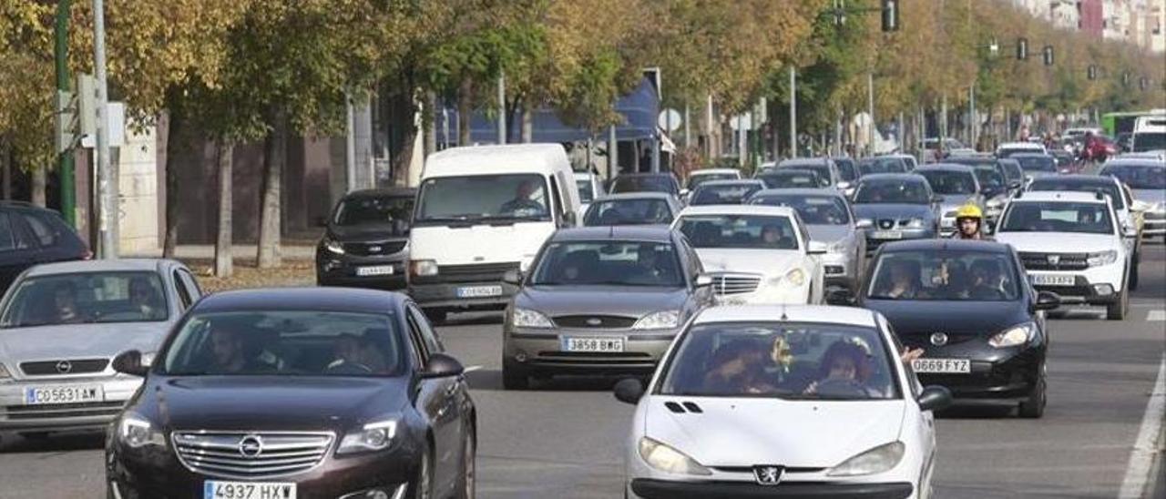 Tráfico rodado en Córdoba capital.