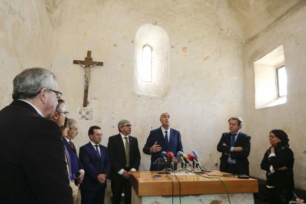 Presentación del proyecto de restauración de las pinturas murales de San Miguel de Lillo